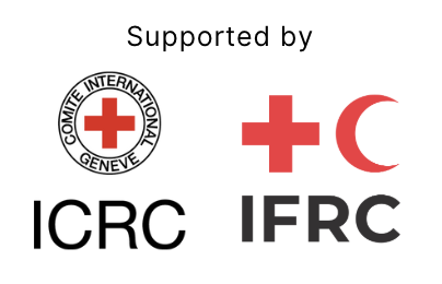 Supported by ICRC and IFRC